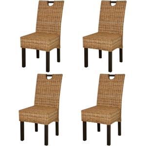 vidaXL-Eetkamerstoelen-4-st-kubu-rattan-mangohout