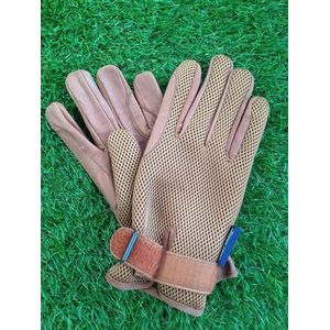 Harrys horse rijhandschoen mesh gloves bruin maat XL