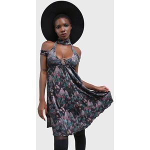 Killstar Corax Dames Korte jurk - meerkleurig - S