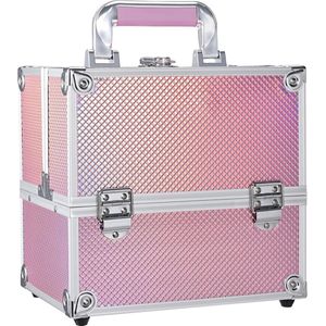 Lexium Kapperskoffer - Visagiekoffer - Make up koffer - Make up trolley - Kappers koffer - Beautycase - Cosmetica koffer - Kapperstas