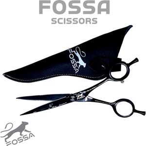 Professional Hairdressing Scissors - Hairdressing Scissors Stainless Steel - Scissors - Metallic Black - Coupe Scissors - Hair - Double Hand Work - Cut - Hairdresser - Hairdresser - Premium Hairdressing Scissors 6″