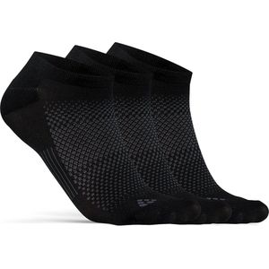 Craft 3-paar Footies sport sokken Core Dry - 37/39 - Zwart