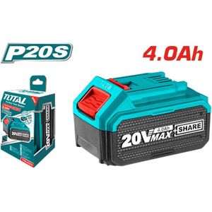 Lithium ion accu - 4,0 Ah - 20V - De accu is ALLEEN compatibel met alle apparaten uit de Total 20V familie
