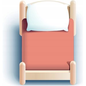 Jersey Kinderhoeslaken 80x160cm met elastiek, Oeko-Tex, zalmroze