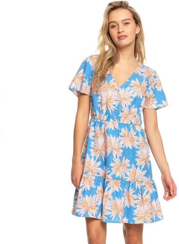 Roxy - Bikini Party - Mini-jurk - Blauw - Dames