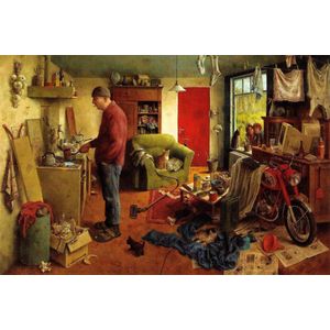 Puzzelman Puzzel - Marius van Dokkum: Mannenhuishouden