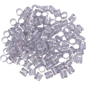 Hair Beads - Braids- Haarkralen Verstelbaar- 25 Stuks - Zilver