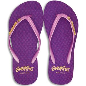BeachyFeet slippers - Pasión Púrpura (maat 35/36)