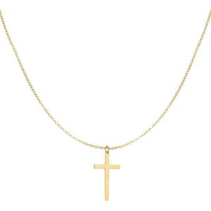 Ketting-Cross Charm- Goud