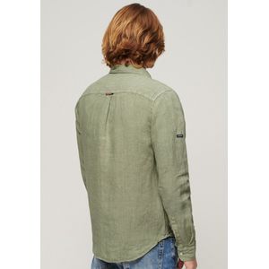 Superdry - Casual Linnen Overhemd - Met Lange Mouwen