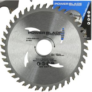 125 x 22,23 mm zaagblad, cirkelzaagblad voor hout met 40T-tanden