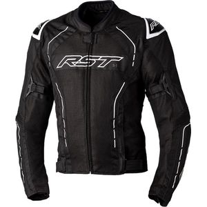 RST S-1 Mesh Ce Mens Textile Jacket Black White 38 - Maat - Jas