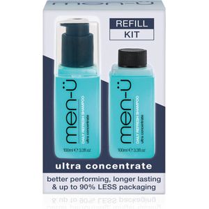 men-ü Daily Refresh Shampoo Refill Kit 2 x 100ml