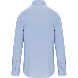 Kariban Getailleerd heren non-iron overhemd lange mouwen K522 - Bright Sky - XS