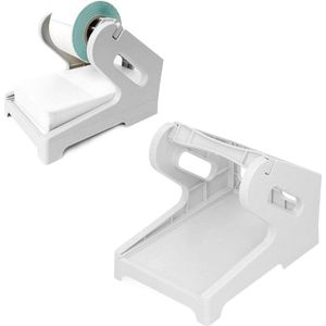 Labelhouder voor rollen - eindeloze etiketten - desktop labelprinteraccessoires - desktop thermische printer - labelhouder wit - 19 x 13 x 15 cm .