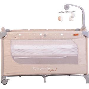 Cangaroo Once Upon A Time 2 Beige Campingbed