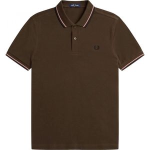 Fred Perry - Twin Tipped Shirt - Bruin Poloshirt-3XL