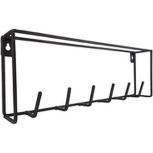 Deurkapstok Home – Deurhanger – Kledinghanger - Deurhaak - Kapstok Deur - 4 Haken | Grijs