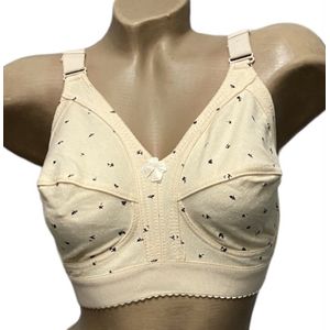 Bh katoenen niet voorgevormd zonder beugel 110C lichtbeige 54/125