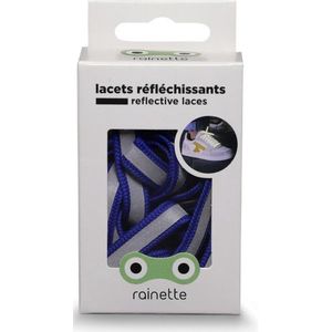 Reflecterende schoenveters Rainette Blauw
