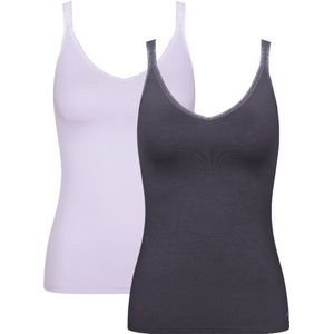 Sloggi Dames GO 2-Pack Shirt Paars XS
