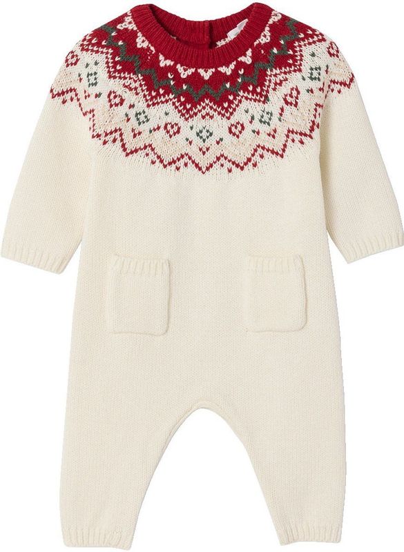 Vertbaudet - 2-delige Babyset - Tricot Babypakje - Kerst