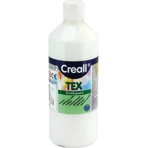 Creall tex, textielverf wit 500ml