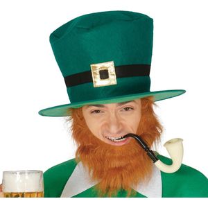 Groene St Patricksday hoge hoed - Verkleedkleding voor volwassenen
