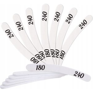 Banan Vijl Korrel 180/240 - 100 Stuks - Wit