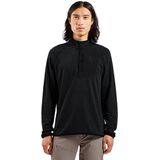 Odlo Ascent Sweatshirt Met Halve Rits Zwart XL Man