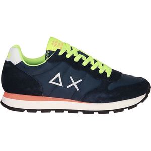 SUN68 Tom Fluo Blauwe Sneaker