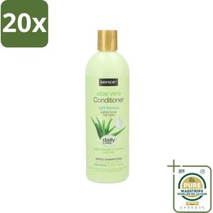 20 x Sence - Aloë Vera - Conditioner - Hydraterend - 400 ml - Grootverpakking - Aloë Vera Conditioner - Hydraterend Haar - Droog Haar Verzorging - Beschadigd Haar Herstel - Haarherstel