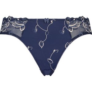 Hunkemöller Dames Lingerie Slip Diva - Blauw - maat XL