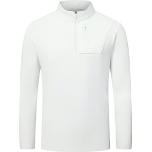 YOUTHUP Heren Stretch sportshirt - Half-rits ontwerp - S