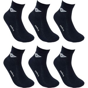 Umbro Premium sokken – sokken – 3 paar – maat 40-46 – zwart – sokken heren – unisex - Cadeau