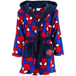 Marvel Spiderman - Badjas - Maat 128 - Ochtendjas - Spider-Man - Donkerblauw