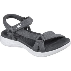 Skechers - On-the-go 600 - Sport Damessandaal - Houtskool - Lichtgewicht