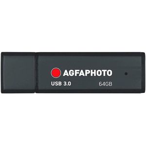 64GB USB 3.0 Geheugenstick - Zwart - Snelle Gegevensoverdracht en Beschermkap