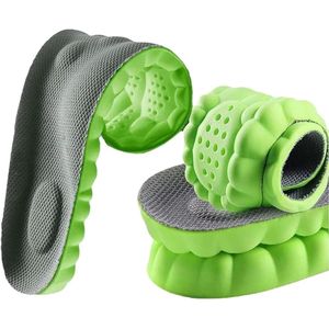Nieuwe inlegzolen voor mannen en vrouwen - Upgrade Memory Foam inlegzolen - met ondersteuning van de voetboog en dempend comfort - 2 stuks(23.5cm grijs 35)