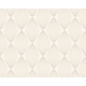 GRAFISCH MODERN BEHANG - Beige Creme Zilver Metallic - AS Creation Esprit 13