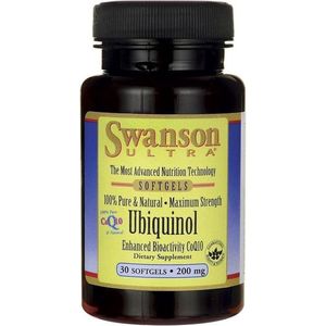 Swanson Health Ultra 100% Pure&Natural Ubiquinol 200mg