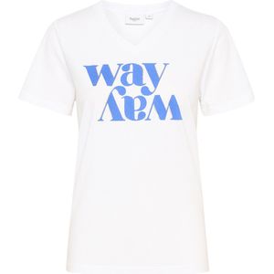 Saint Tropez ElkeSZ V-Neck T-Shirt Dames T-shirt - Maat XL