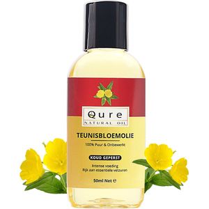 Teunisbloemolie 50ml | 100% Puur & Onbewerkt | Evening Primrose | Food-Grade Kwaliteit Teunisbloemolie voor huid, haar en lichaam