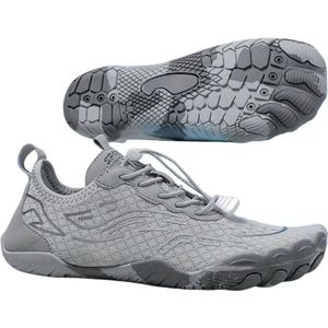 Nivard Barefoot Schoenen - Waterschoenen - Aquashoes - Afzwemschoenen - Zwemles - Dames & Heren - Fitness - Sportschoenen - Grijs - Maat 36.5