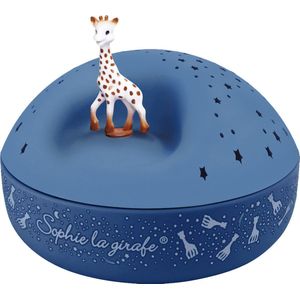 Sophie de giraf Sterrenprojector - Projector sterrenhemel - Slaaptrainer - Timerfunctie - Met Slaapliedjes & Natuurgeluiden - Vanaf 10 maanden - Incl. Batterijen - 12x12x10.5 cm - Blauw