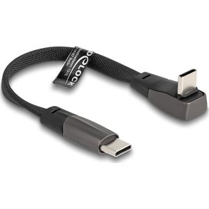 DeLOCK 80750 USB-kabel USB 2.0 0,14 m USB C Zwart