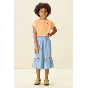 Sissy-Boy - Denim Midi Rok - Lichtblauw