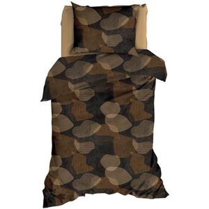 Satin d'Or Bionic - Dekbedovertrek - Antra Brons - Eenpersoons - 140x200/220 cm