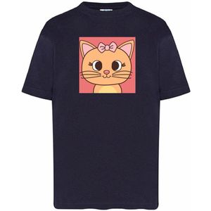 Kids - T-Shirts - Cat 1-Blauw-86