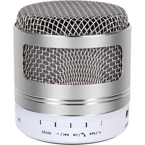 Bluetooth Mini Draadloze MP3 Radio FM USB MicroSD Connector - Zwart